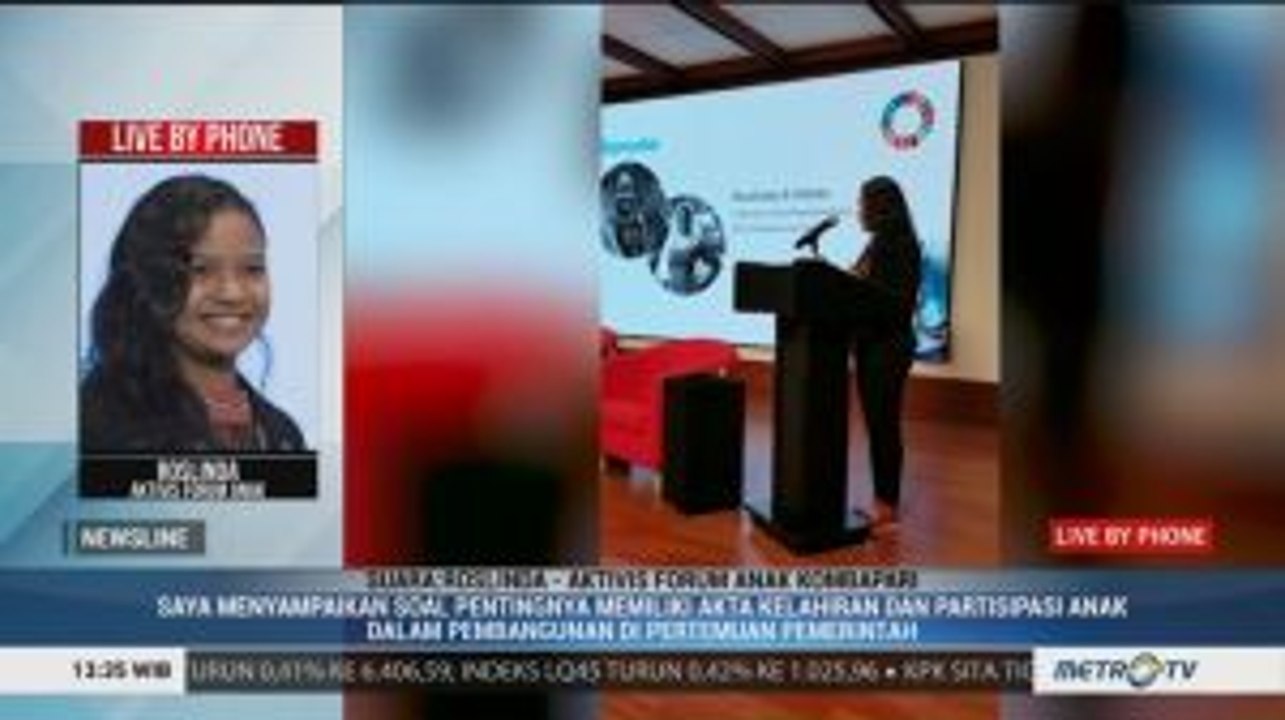 Dua Siswi Indonesia Unjuk Aksi di Panggung UNICEF
