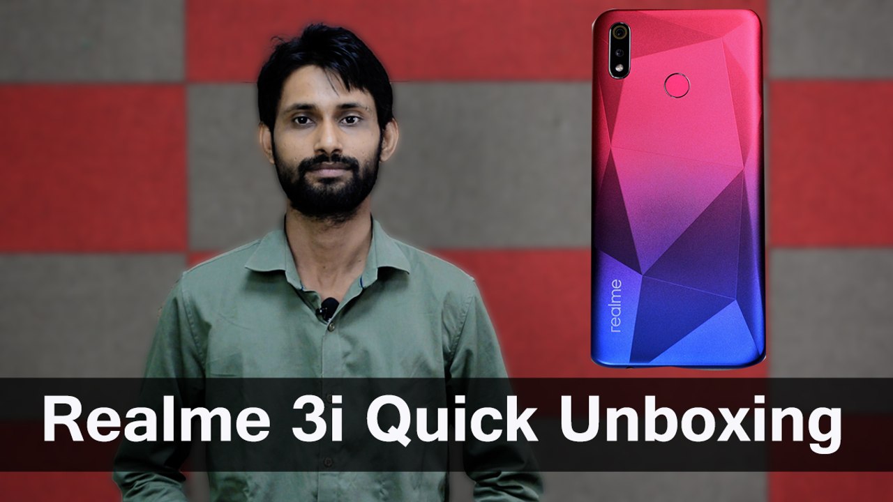 Realme 3i Quick Unboxing