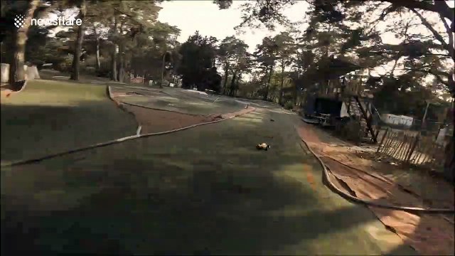 Fast and Furious! Drone footage captures Belgian remote control car race in cinematic glory