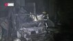 Un incendio calcina un taller y cuatro vehículos en Borriana