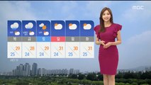 [날씨] 습도 높아 불쾌감↑…오후 동쪽 내륙 곳곳 소나기
