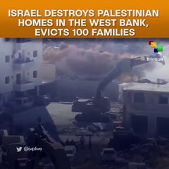Israel Destroys Palestinian Homes In The West Bank, Evicts 100 Families