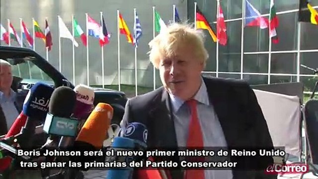 Boris Johnson será el nuevo primer ministro de Reino Unido