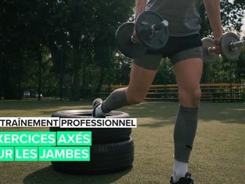 Entraînement professionnel: exercices axés sur les jambes