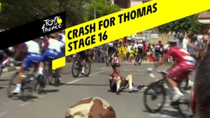 Chute pour Thomas / Crash for Thomas - Étape 16 / Stage 16 - Tour de France 2019