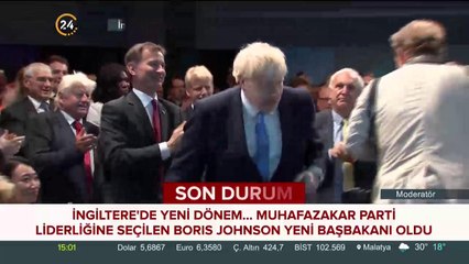İngiltere'nin yeni başbakanı Boris Johnson oldu