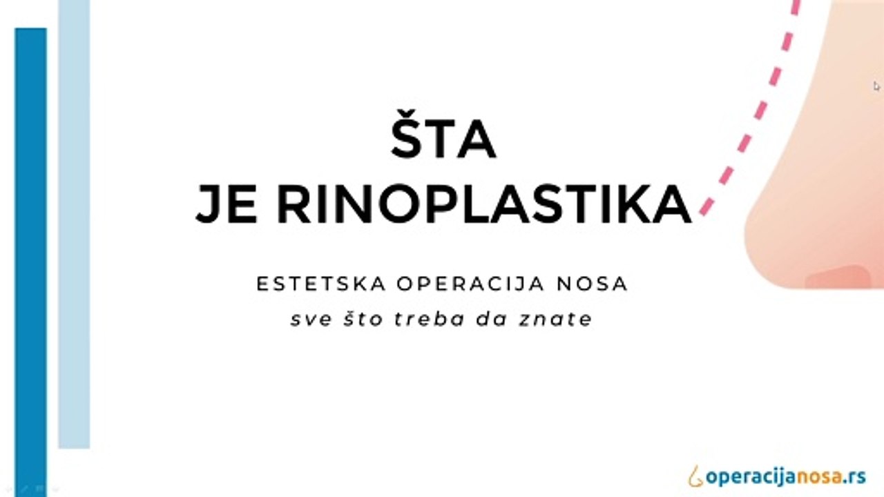 Sta je rinoplastika