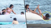 Nick Jonas Pushed Priyanka Chopra Into The Sea, Picture Is Going Viral