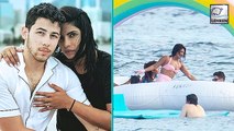 Nick Jonas Pushed Priyanka Chopra Into The Sea, Picture Is Going Viral
