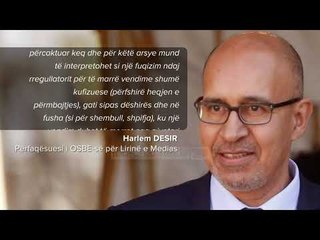 OSBE, kritika për ligjin e medies: I jep AMA-s fuqi për të ndikuar në lirinë e shprehjes