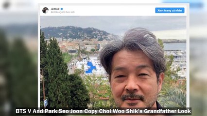 BTS V And Park Seo Joon Copy Choi Woo Shik’s Grandfather Look