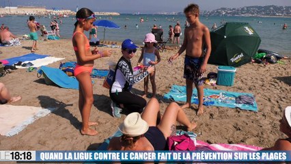 Quand la Ligue contre le cancer fait de la prévention sur les plages marseillaises