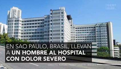 Un hombre tiene fuertes dolores y hace un descubrimiento en su pie