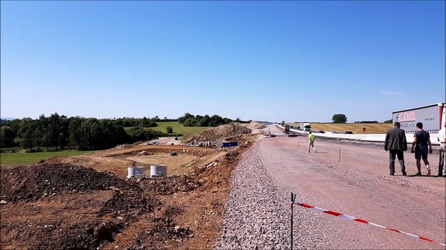 Mise à 2x2 voies de la RN4 entre Héming et Saint-Georges : le chantier avance