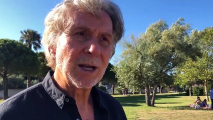 Bernar Venet s'est avoué conquis par l'installation de ses œuvres à Martigues.