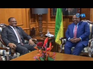 RTG/Audience du premier ministre avec le président de la BDEAC Fortunato- Ofa Mbo Nchama