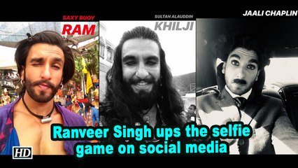 Ranveer Singh ups the selfie game on social media