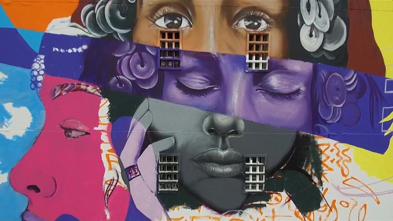 Street art brings a pop of colour to Casablanca