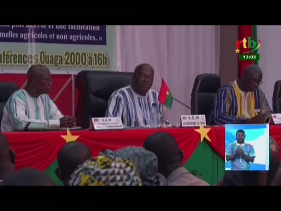 RTB/3ème forum national de l’économie informel - Entretien du président du Burkina Faso avec les acteurs du secteur informel