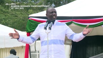 DP Ruto’s Speech at Mumbuni, Machakos Town Constituency