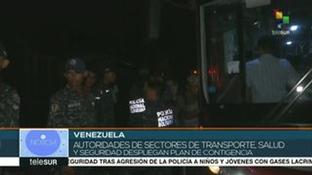 Autoridades de Venezuela resguardan orden público ante falla eléctrica