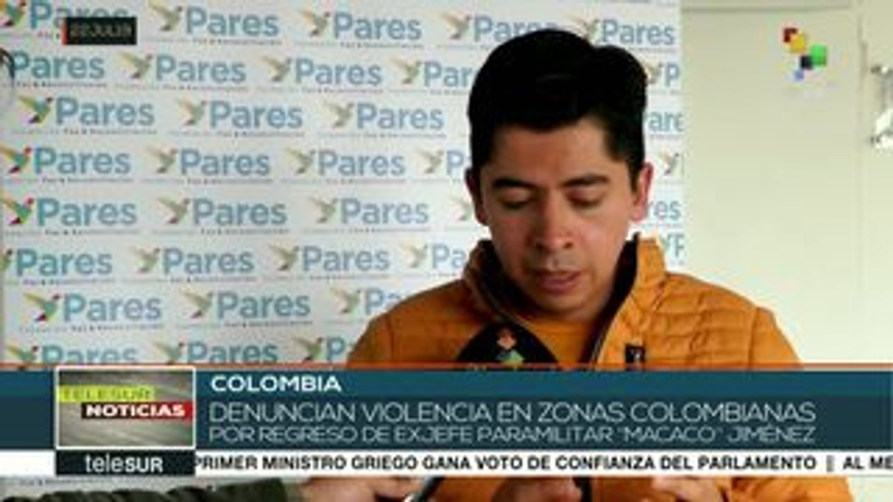 Colombia: regresa exjefe paramilitar "Macaco", víctimas piden justicia