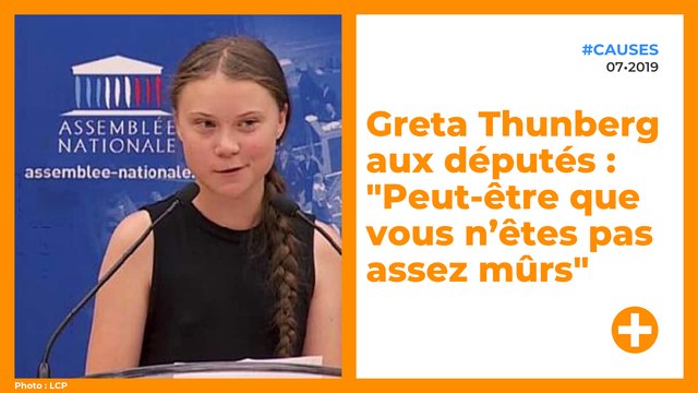 Greta Thunberg aux députés : Peut-être que vous n’êtes pas assez mûrs