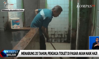 Menabung 20 Tahun, Penjaga Toilet di Pasar Akan Naik Haji