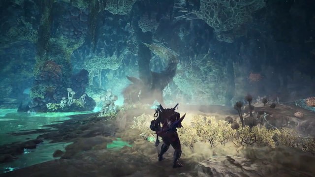 Monster Hunter World : Iceborne - Gameplay de l'Acidic Glavenus