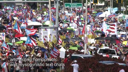 Massive rally in Puerto Rico to demand the governor's resignation