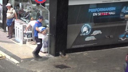 Edirne'de yağmur etkili oldu