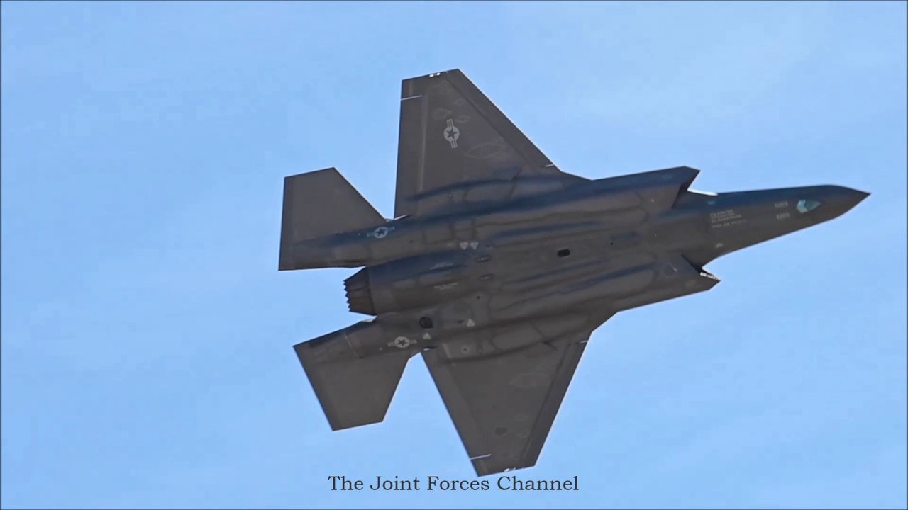 F-35, F-22, A-10 And Thunderbirds In Slow Mo