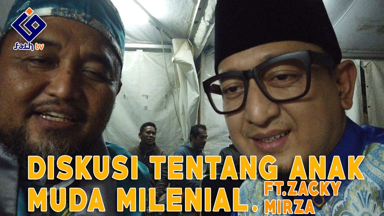 DISKUSI TENTANG ANAK MUDA MILENIAL FT BANG ZACKY MIRZA