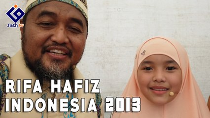 Rifa Peserta Hafiz Indonesia 2013