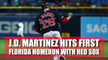 J.D. Martinez hits first Florida home run with Red Sox