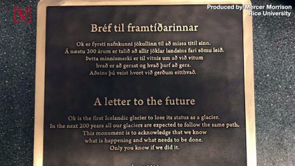 Monument Set to Be Unveiled Honoring First Glacier in Iceland Lost to Climate Change