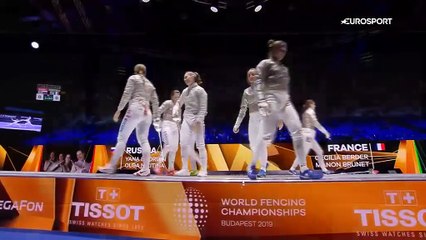 Les sabreuses françaises ont trébuché face à la Russie