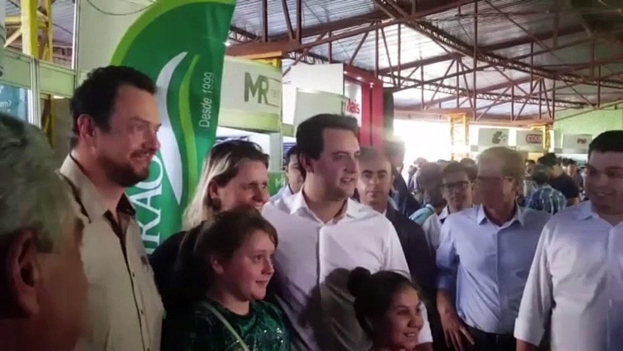 Governador Ratinho Junior chega ao Show Pecuário em Cascavel
