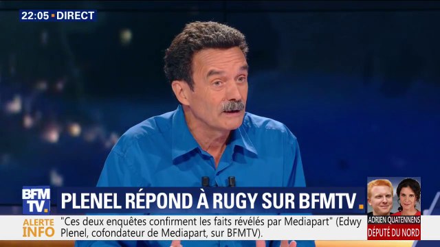 Edwy Plenel sur l'affaire Rugy: Le rapport de l'Assemblée nationale est une mascarade