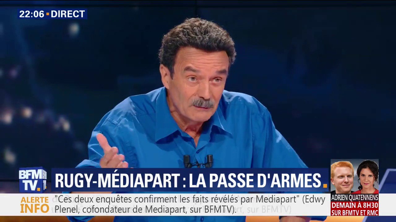 Edwy Plenel sur François de Rugy: "Il n'y a pas d'affaire Mediapart"