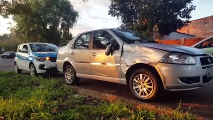 Jovem fica ferido em acidente no Jardim Itália