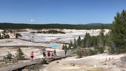A day in Yellowstone National Park