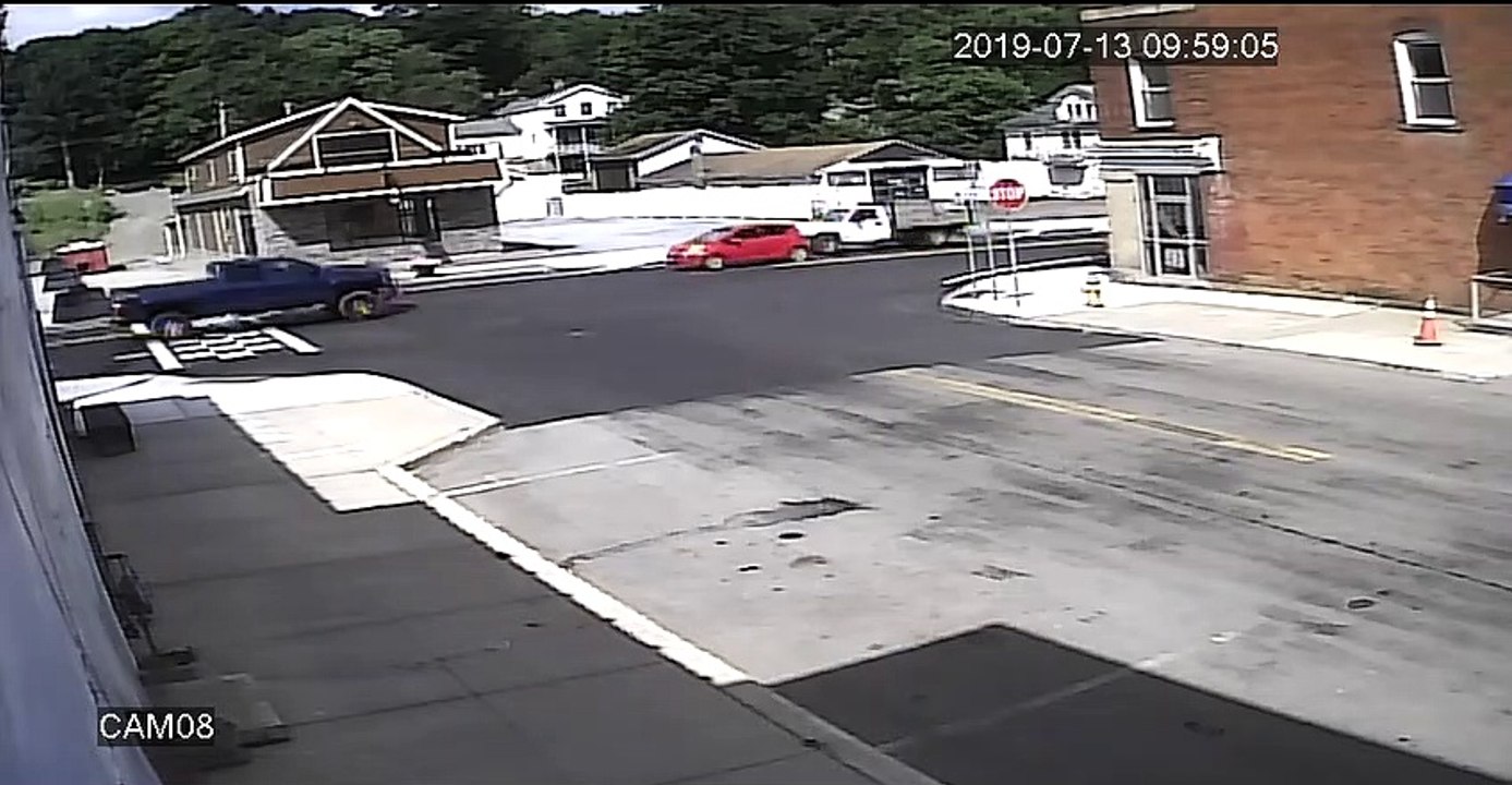 Bike and Car Collide at Intersection