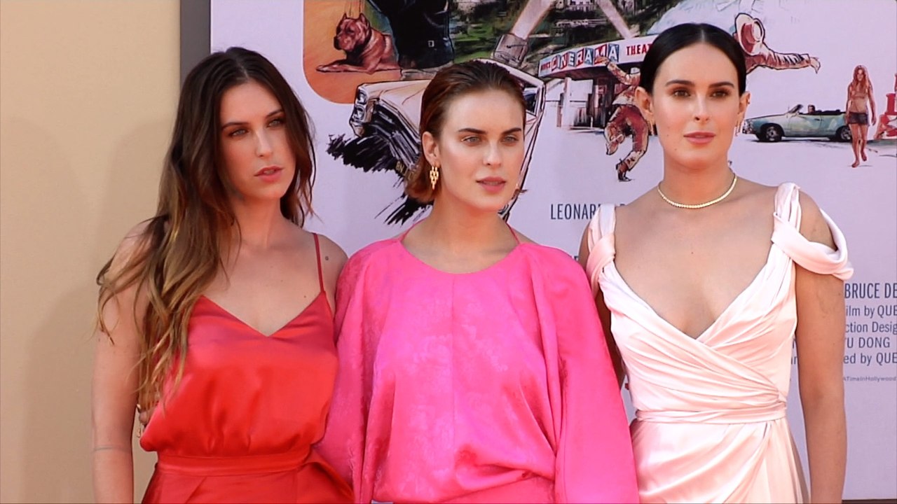 Scout Willis, Tallulah Willis , Rumer Willis "Once Upon a Time in Hollywood" World Premiere Red Carpet