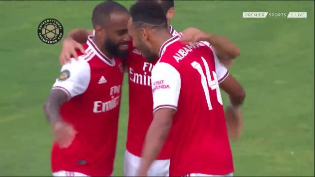 Pierre-Emerick Aubameyang Goal - Real Madrid 0 - 2 Arsenal (Full Replay)