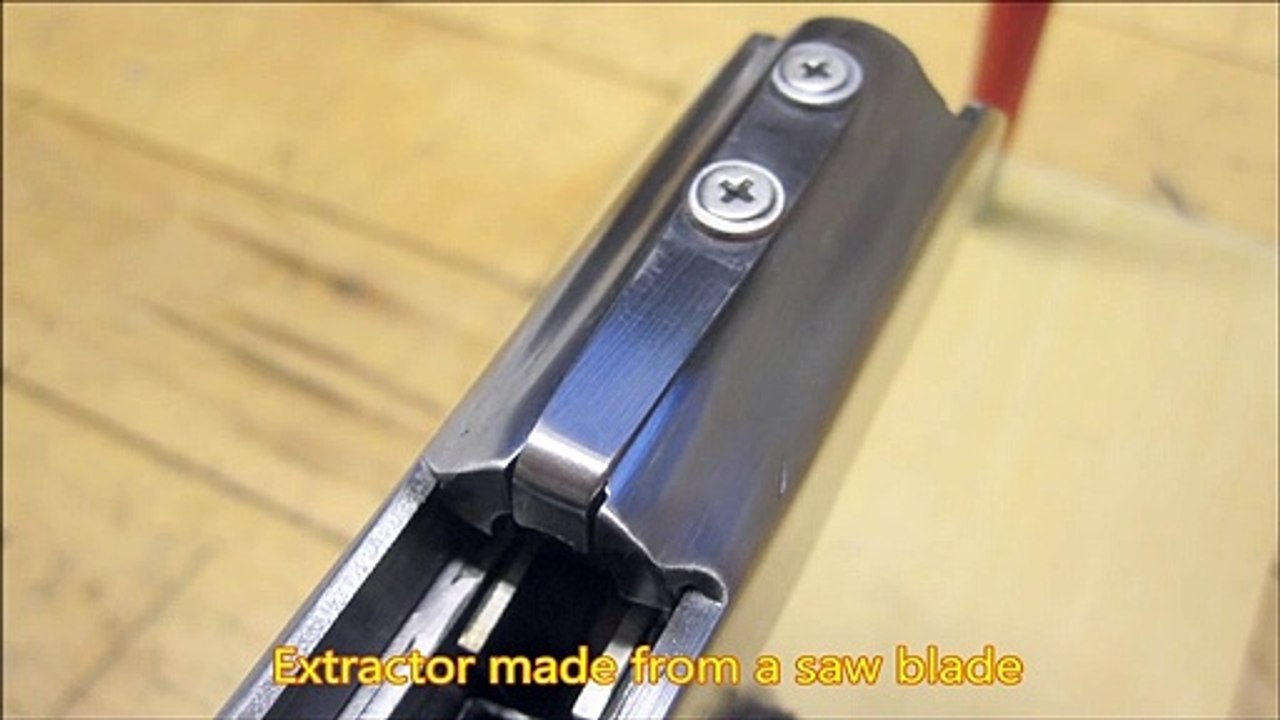 DIY Sheet Metal Self-Loading Pistol in .25 ACP - Episode X (Complete and ready to fire)