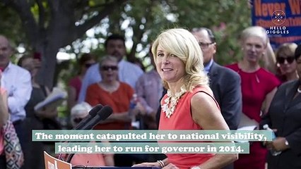 Wendy Davis, known for her 13-hour anti-abortion bill filibuster, is running for Congress