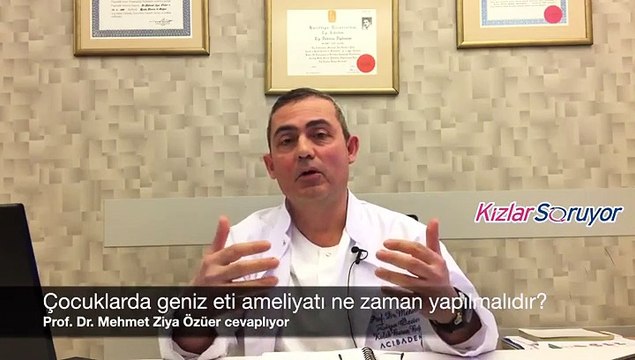 Prof. Dr. Mehmet Ziya Özüer – Çocuklarda geniz eti ameliyatı şart mıdır?