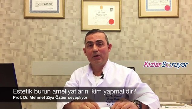 Prof. Dr. Mehmet Ziya Özüer – Estetik burun ameliyatını kim yapmalıdır?
