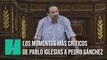 Los momentos más críticos de Pablo Iglesias a Pedro Sánchez
